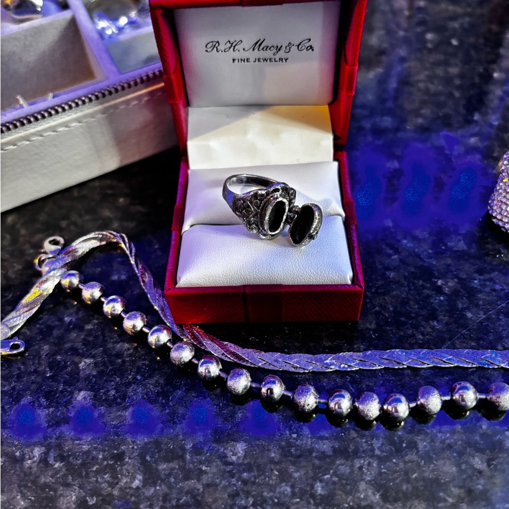 π925 SILVER POISON RINGπVERY COOL RING. ππππππ΄ππππππππ - Picture 6 of 9